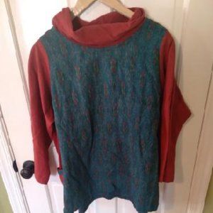 Vintage Linen Poncho